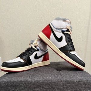 New - Jordan 1 Retro High Union Los Angeles Black Union - Black – Size 10